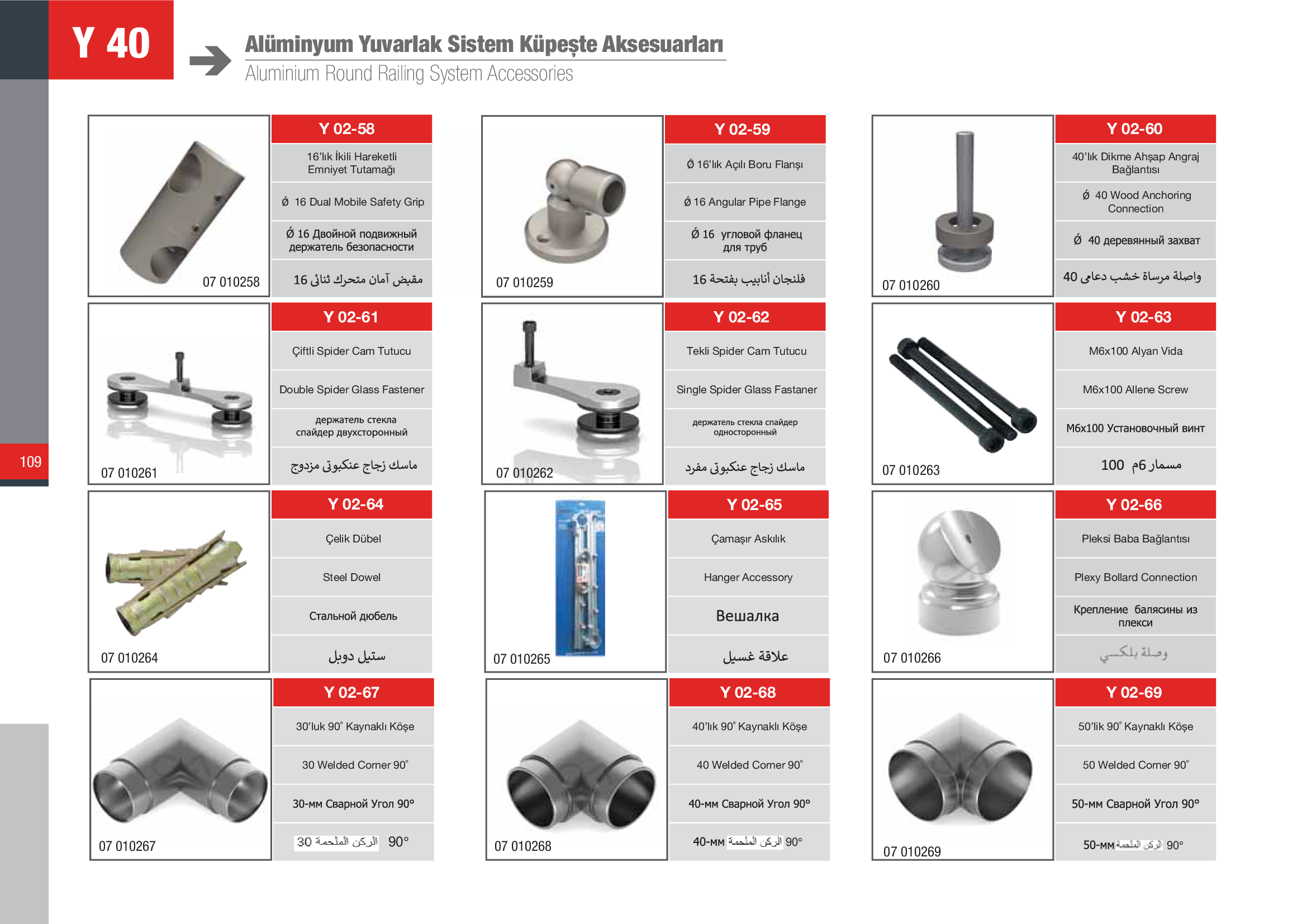 Küpeşte Oval Sistemleri 16